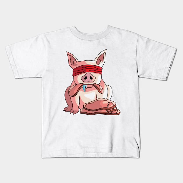 Deadly Sin: Gluttony Kids T-Shirt by inotyler